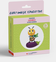 Descopera LEGUMELE cu Nuta Albinuta 12 cartonase educative - Editura Paralela 45 