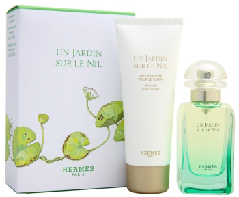 Hermes Un Jardin Sur Le Nil Set cadou unisex EDT 100 ml + 80 ml lotiune de corp