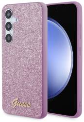 Husa pentru Samsung Galaxy S24 - Guess Glitter Script GUHCS24SHGGSHU - Purple 