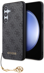 Husa pentru Samsung Galaxy S24 - Guess Hardcase 4G Charms Collection GUHCS24SGF4GGR - Black 