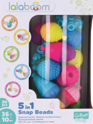 Joc de dezvoltare bebe Montessori Lalaboom 30 piese 