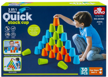 Joc indemanare - Cupe pentru stivuit 30 piese 