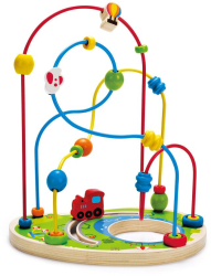 Jucarie din lemn Hape - Centru de activitati Playground Pizzaz 