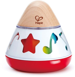 Jucarie din lemn Hape - Cutie muzicala rotativa 