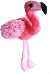 Jucarie plus Flamingo Wild Republic 13 cm 