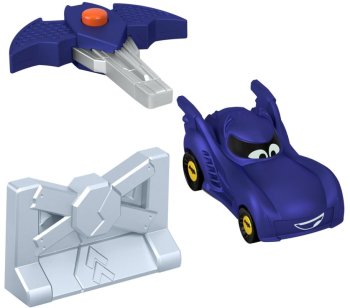 Masinuta albastra scara 1 55 Fisher-Price Batwheels 