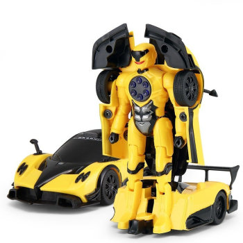 Masinuta convertibila metalica Pagani Zonda R Galben scara 1 32 
