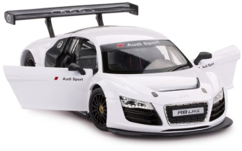 Masinuta metalica Audi R8 alb scara 1 24 