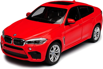 Masinuta metalica BMW X6M rosu scara 1 24 