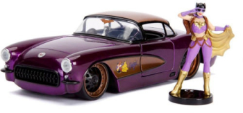 Masinuta metalica DC Comics Bombshells 1957 Chevy Batgirl scara 1 24 