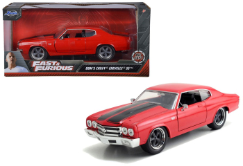 Masinuta metalica Fast and Furious 1970 Chevy Chevelle scara 1 24 