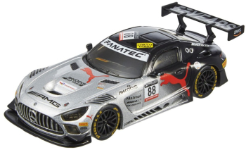 Masinuta metalica Mercedes AMG GT3 scara 1 43 Hot Wheels Premium Real Riders