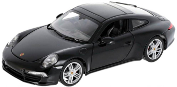 Masinuta metalica Porsche 911 negru scara 1 24 