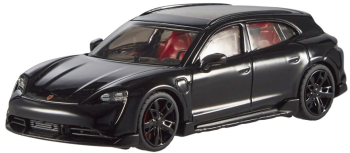 Masinuta metalica Porsche Taycan Turbo S Cross Turismo scara 1 43 Hot Wheels Premium Real Riders 