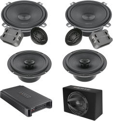 Pachet Difuzoare Auto cu subwoofer Fiat Doblo 2 2015-2022 Hertz Cento 1500 W 