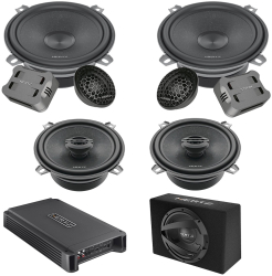 Pachet Difuzoare Auto cu subwoofer Renault Fluence 2008-2014 Hertz Cento 1500 W 