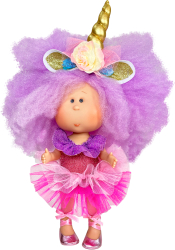 Papusa Nines DOnil Mia Unicorn cu miros de vanilie 30 cm 