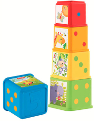 Piramida din cuburi Fisher Price