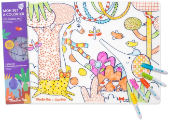 Plansa din silicon de colorat Moulin Roty 