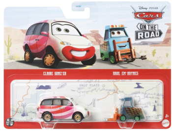 Set 2 masinute metalice Cars 3 - Claire Gunzer si Haul Em Haynes 