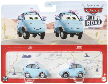 Set 2 masinute metalice Cars 3 - Lisa si Louise 