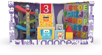 Set 3 jucarii educative Jadore Hape mov 
