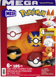 Set 4 bile echipa de foc Pokemon Mega 
