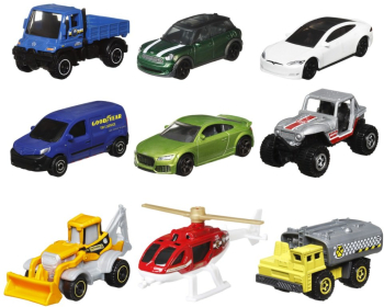 Set 9 masinute Matchbox Mercedes Benz Unimog U300 