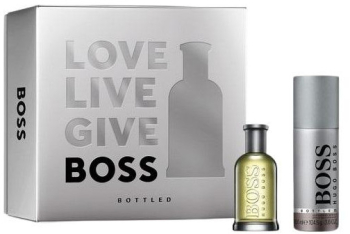 Set cadou Hugo Boss Bottled pentru barbati EDT 50 ml + 150 ml deodorant