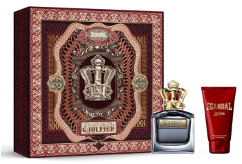 Set cadou Jean Paul Gaultier Scandal Pour Homme pentru barbati EDT 50 ml + 150 ml deodorant spray + EDT 10 ml 