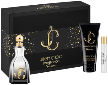 Set cadou Jimmy Choo I Want Choo Forever pentru femei EDP 100 ml + EDP 7 5 ml + 100 ml lotiune de corp