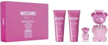 Set cadou Moschino Toy 2 Bubble Gum pentru femei EDT 100 ml + EDT 10 ml + 100 ml lotiune de corp + 100 ml gel de dus
