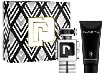 Set cadou Paco Rabanne Phantom pentru barbati EDT 100 ml + EDT 10 ml 