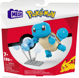 Set constructie Pokemon Mega Construx Squirtle 199 piese 