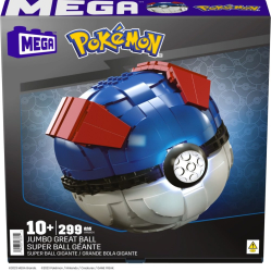Set de constructie Pokemon Mega Construx Bila Jumbo 299 piese 