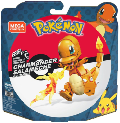 Set de constructie Pokemon Mega Construx Charmander Salameche 180 piese 