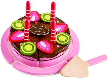 Set de joaca din lemn Hape - Tort cu 2 arome 