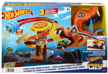 Set de joaca Hot Wheels City Pizzeria - Atacul cobrei 