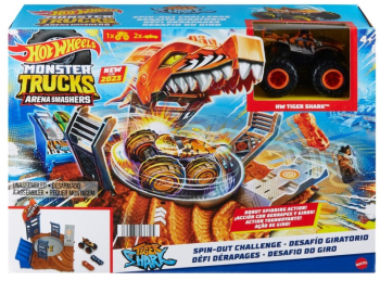 Set de joaca Hot Wheels Monster Truck Arena Smashers - Provocarea spin-out 