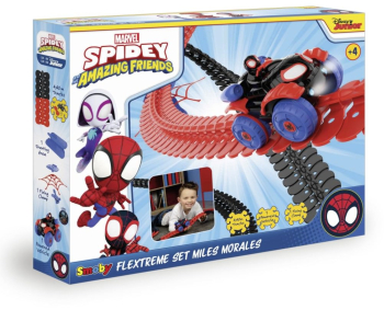 Set de joaca Miles Morales circuit flexibil Smoby Spidey 