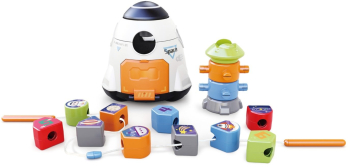 Set de joaca nava spatiala cu forme sortare 