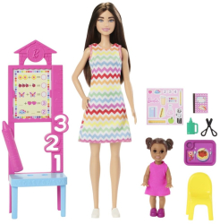 Set de joaca papusa satena Barbie Cariere - Profesoara 