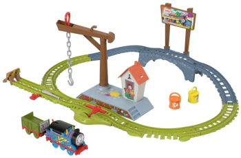 Set de joaca Thomas Paint Delivery cu locomotiva motorizata 