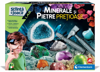 Set educativ Stiinta si Joaca - Minerale si pietre pretioase 