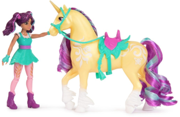 Set unicorn Leaf si papusa Ava Unicorn Academy 