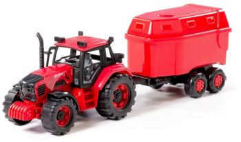 Tractor cu remorca animale Polesie 