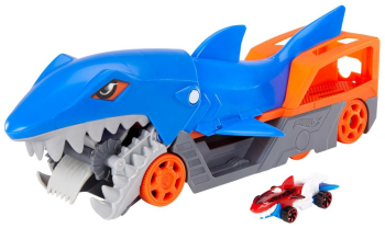 Transportator Hot Wheels rechin cu masinuta inclusa 