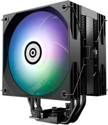 Cooler Procesor ENERMAX ETS-T41D-ARGB Intel / AMD Support 220W+ TDP 2x PWM Fans Display Negru 