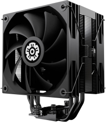 Cooler Procesor ENERMAX ETS-T41D Intel / AMD Support 220W+ TDP 2x PWM Fans Display Negru 