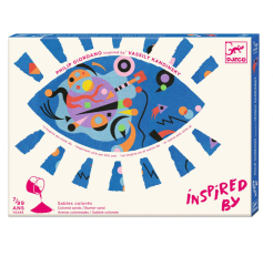 Atelier cu nisip Abstract Art Inspired by Kandinsky Djeco 